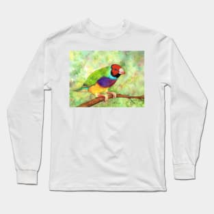 Gouldian Finch Long Sleeve T-Shirt